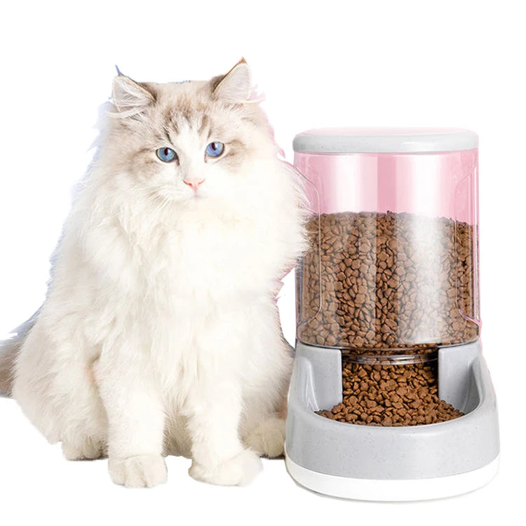 Automatic Pet Feeder and Water Dispenser for Cats and Dogs Gravity Dual Bowl Pet Feeder