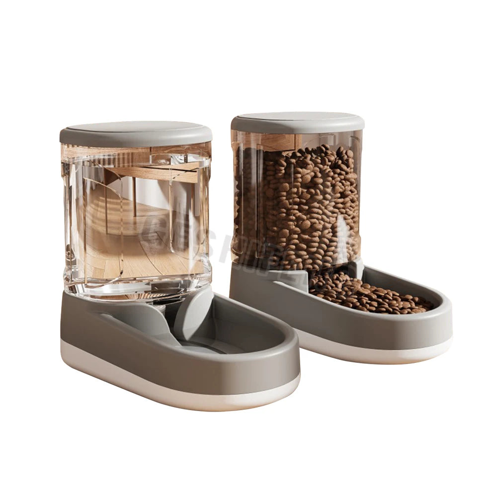 Automatic Pet Feeder and Water Dispenser for Cats and Dogs Gravity Dual Bowl Pet Feeder