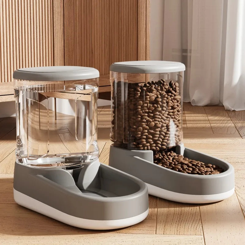Automatic Pet Feeder and Water Dispenser for Cats and Dogs Gravity Dual Bowl Pet Feeder