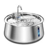 Stainless Steel 4L Cat Water Fountain – Ultra Quiet Automatic Pet Water Dispenser with Filter for Dogs & Cats - Fold Paws