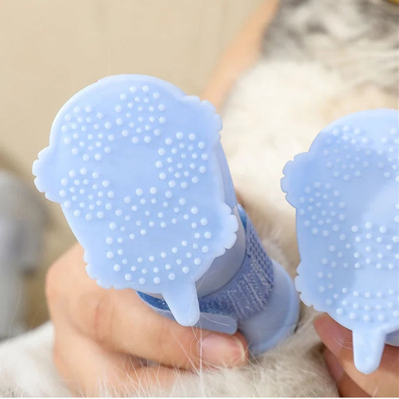 Pet Dog Shoes for Small Dogs Cats Outdoor Anti-slip Puppy Shoes Waterproof Dog Rain Boots Pet Product Wholesale