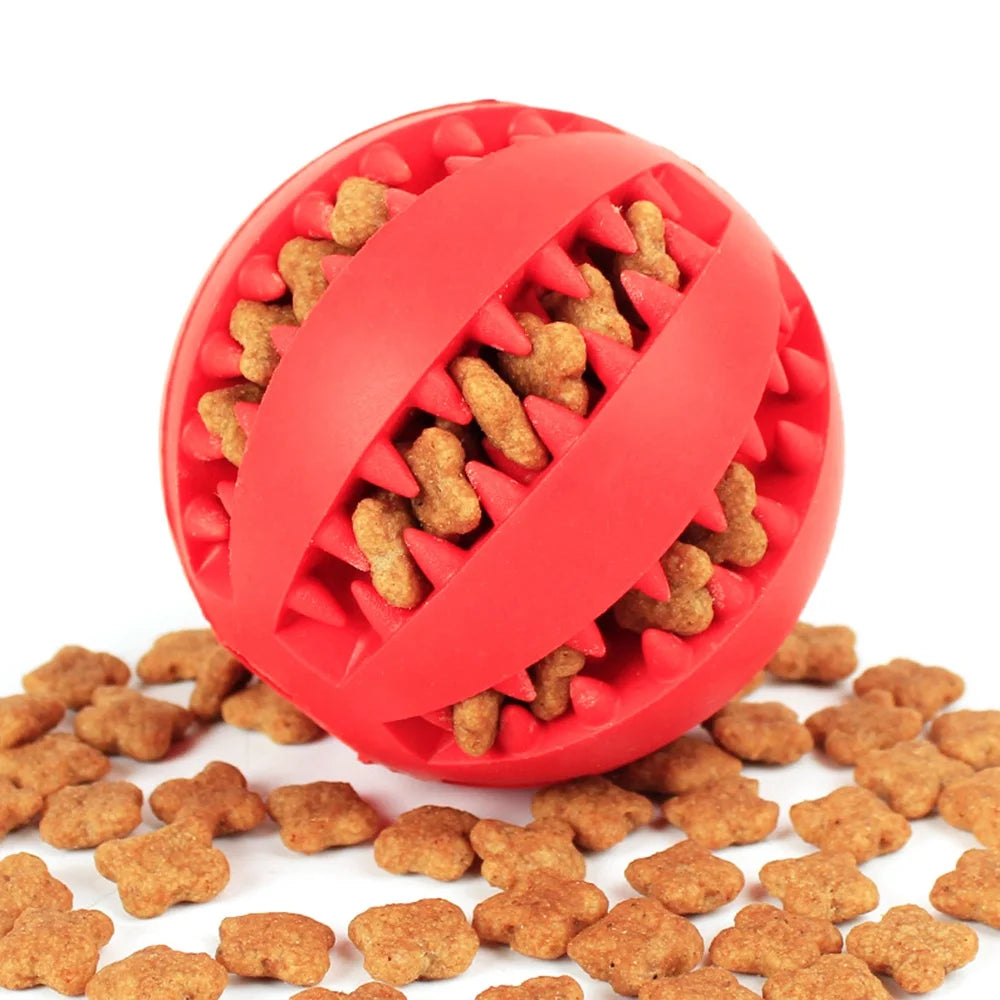 Eco-friendly Nontoxic Rubber Dog Chew Toy Funny Light Training Feeder for Teeth Cleaning Pet Toy