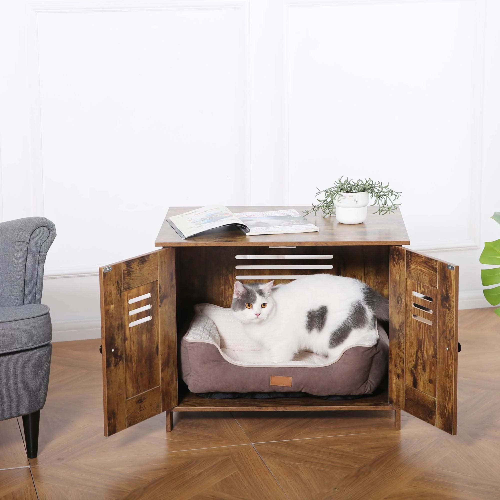 Cat Litter Box Enclosure, Litter Box Furniture