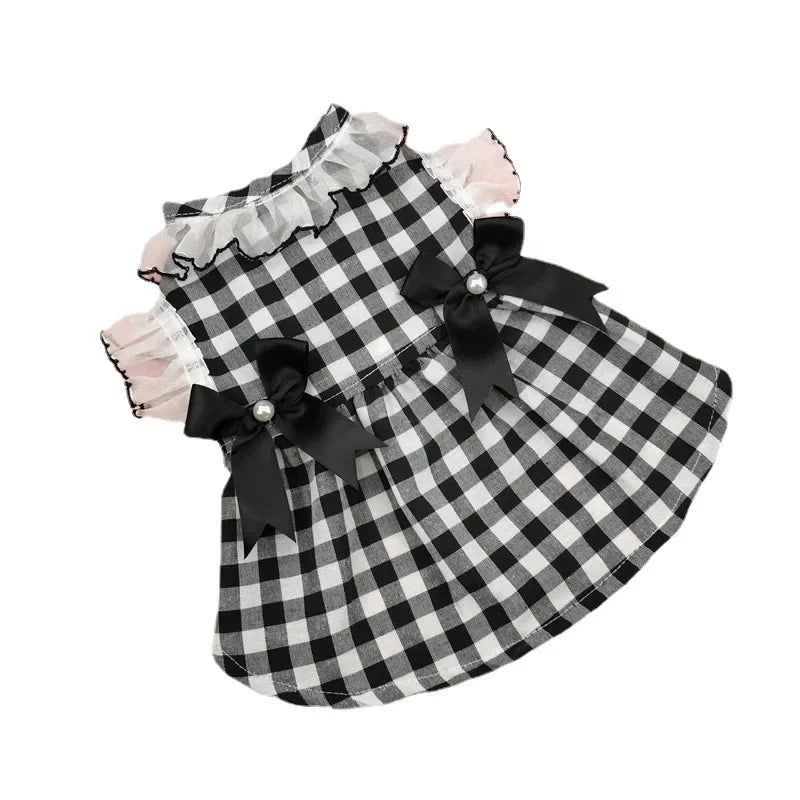 New Princess Style Pet Clothing Dog Dress Elegant Dog Clothes Pet Cat Skirt