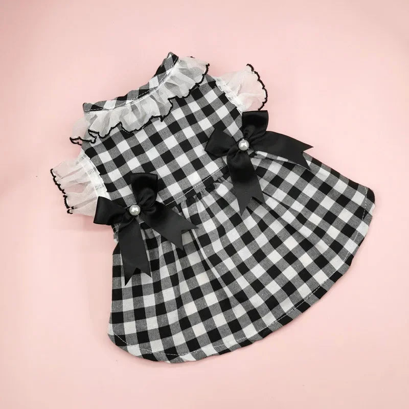 New Princess Style Pet Clothing Dog Dress Elegant Dog Clothes Pet Cat Skirt