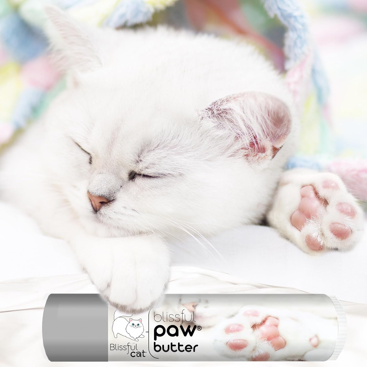 The Blissful Cat Paw Butter, Moisturizer for Dry & Rough Paw Pads, Lick-Safe Cat Paw Balm