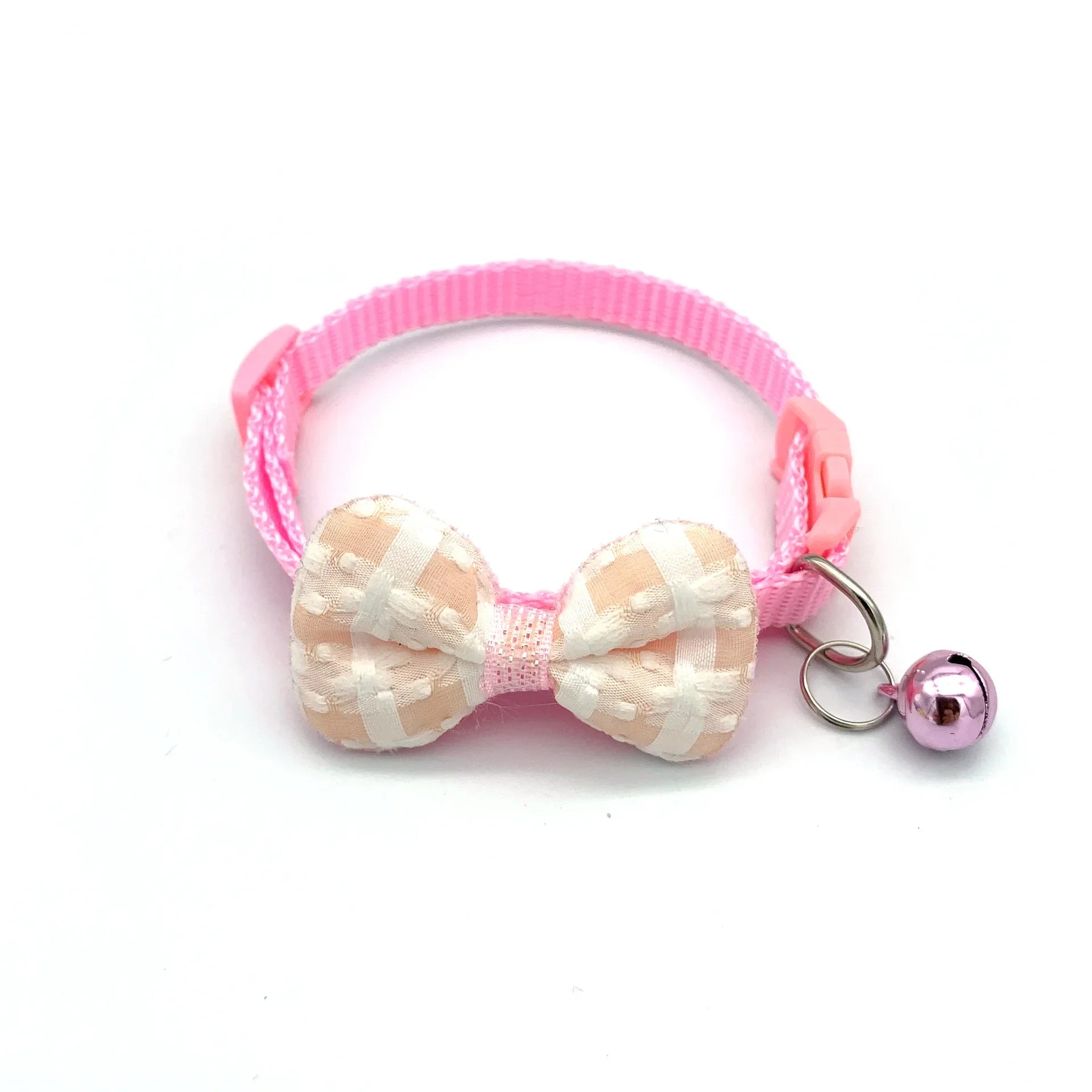 Adorable Multicolor Adjustable Pet Bow Bell Collars - Perfect Accessories for Your Furry Friends!