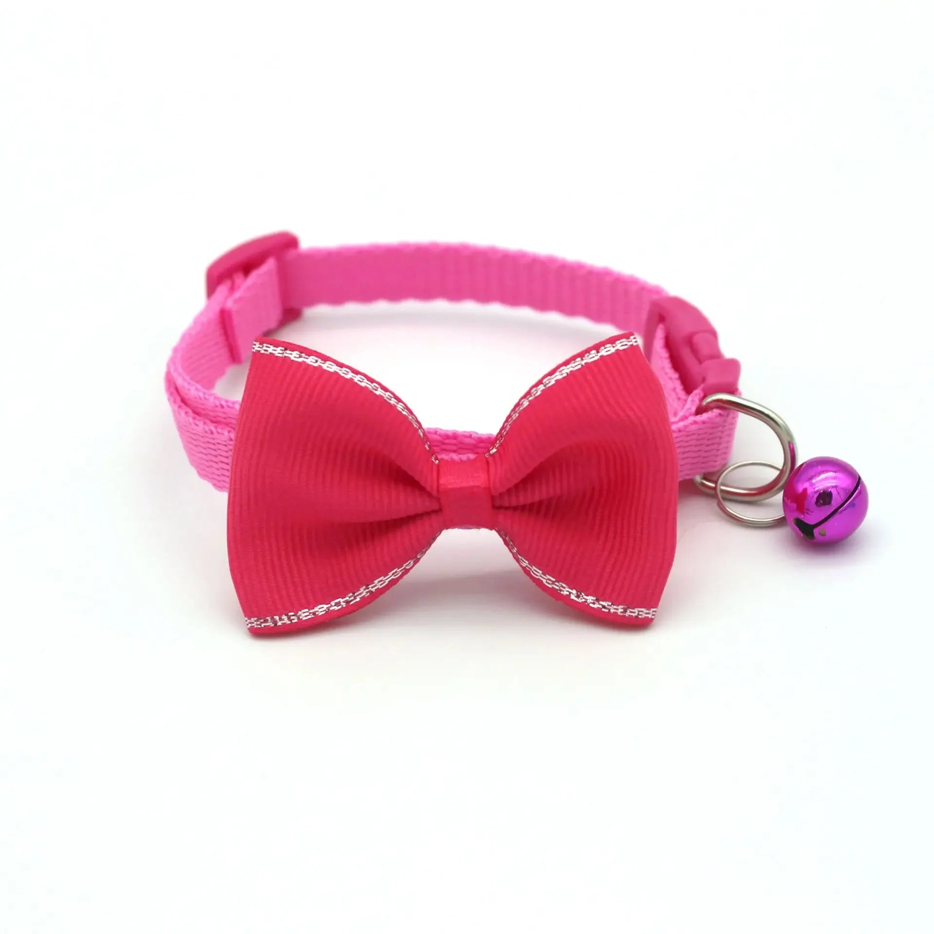 Adorable Multicolor Adjustable Pet Bow Bell Collars - Perfect Accessories for Your Furry Friends!