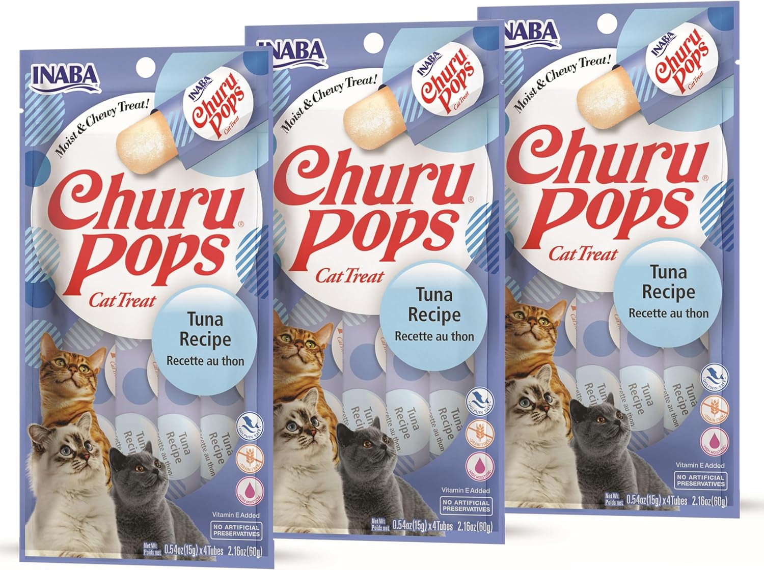 Churu Pops Moist and Chewy Cat Treat 2 Flavor Variety