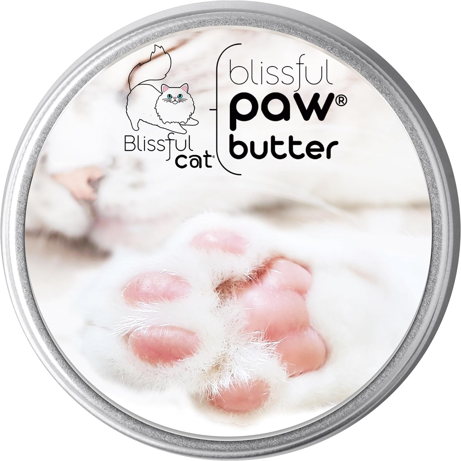  The Blissful Cat Paw Butter, Moisturizer for Dry & Rough Paw Pads, Lick-Safe Cat Paw Balm