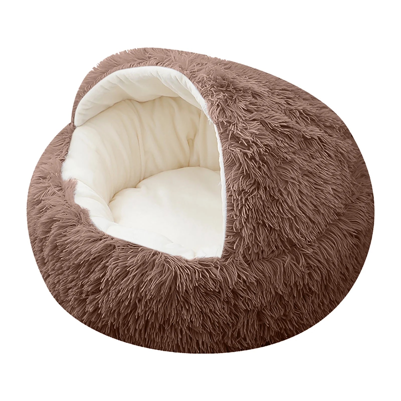 Calming Dog Beds & Cat Cave | Hooded, Washable, Anti-Slip Design for Pets