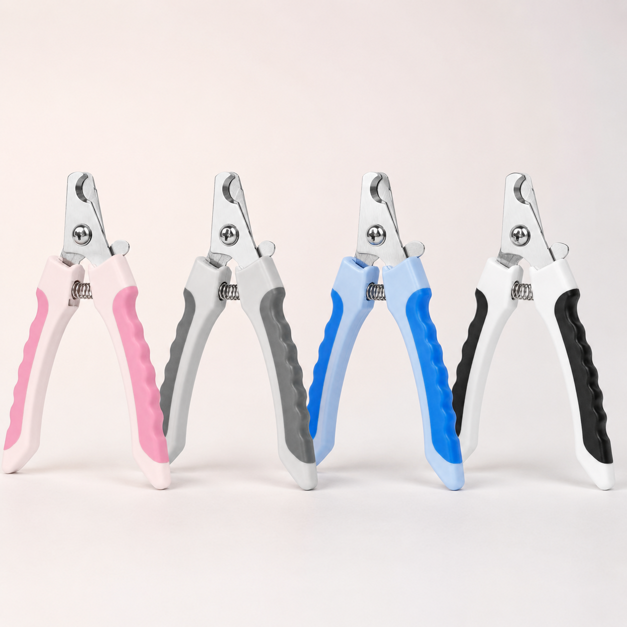 Fold Paws Comfort-Grip Pet Nail Clippers with Safety Guard – Cats & Small Dogs