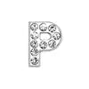 Rhinestone Slide Letter Charms – A-Z Stainless Steel 10mm Bling Alphabet for Pet Collars & DIY Accessories - Fold Paws