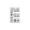 Rhinestone Slide Letter Charms – A-Z Stainless Steel 10mm Bling Alphabet for Pet Collars & DIY Accessories - Fold Paws