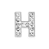 Rhinestone Slide Letter Charms – A-Z Stainless Steel 10mm Bling Alphabet for Pet Collars & DIY Accessories - Fold Paws