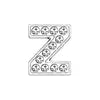 Rhinestone Slide Letter Charms – A-Z Stainless Steel 10mm Bling Alphabet for Pet Collars & DIY Accessories - Fold Paws