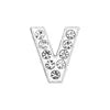 Rhinestone Slide Letter Charms – A-Z Stainless Steel 10mm Bling Alphabet for Pet Collars & DIY Accessories - Fold Paws