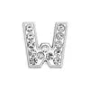 Rhinestone Slide Letter Charms – A-Z Stainless Steel 10mm Bling Alphabet for Pet Collars & DIY Accessories - Fold Paws