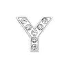 Rhinestone Slide Letter Charms – A-Z Stainless Steel 10mm Bling Alphabet for Pet Collars & DIY Accessories - Fold Paws