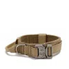 Tactical Dog Collar & Leash Set – Heavy-Duty Metal Buckle Training Gear for Large Dogs - Fold Paws
