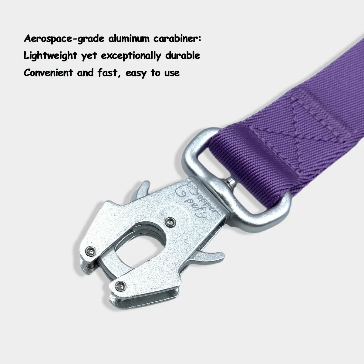 Pepper Pet Tactical Dog Collar & Leash Set – Two-Tone Luxury with Aerospace-Grade Aluminum Swivel Frog Buckle - Fold Paws
