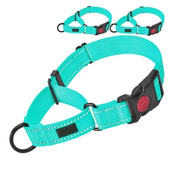 Reflective Dog Collar – Adjustable Soft Neoprene Padded Nylon Pet Collar for All Dog Sizes - Fold Paws