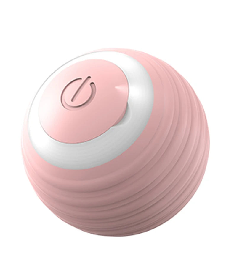Multi Color 360° Smart Automatic Pet Rope Toy Interactive Electric Cat Rolling Ball with USB Charger - Fold Paws