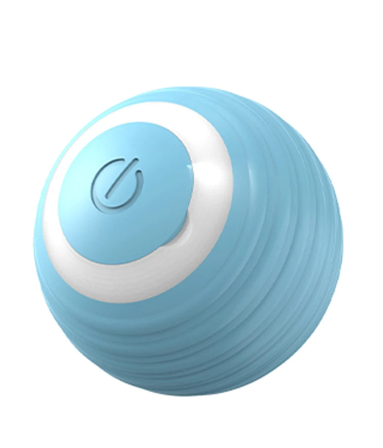 Multi Color 360° Smart Automatic Pet Rope Toy Interactive Electric Cat Rolling Ball with USB Charger - Fold Paws