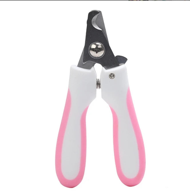 Stainless Steel Pet Nail Trimmer – Safe Grooming Clippers for Cats, Kittens & Dogs with Ergonomic Grip - Fold Paws