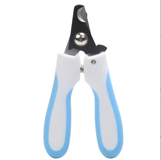 Stainless Steel Pet Nail Trimmer – Safe Grooming Clippers for Cats, Kittens & Dogs with Ergonomic Grip - Fold Paws