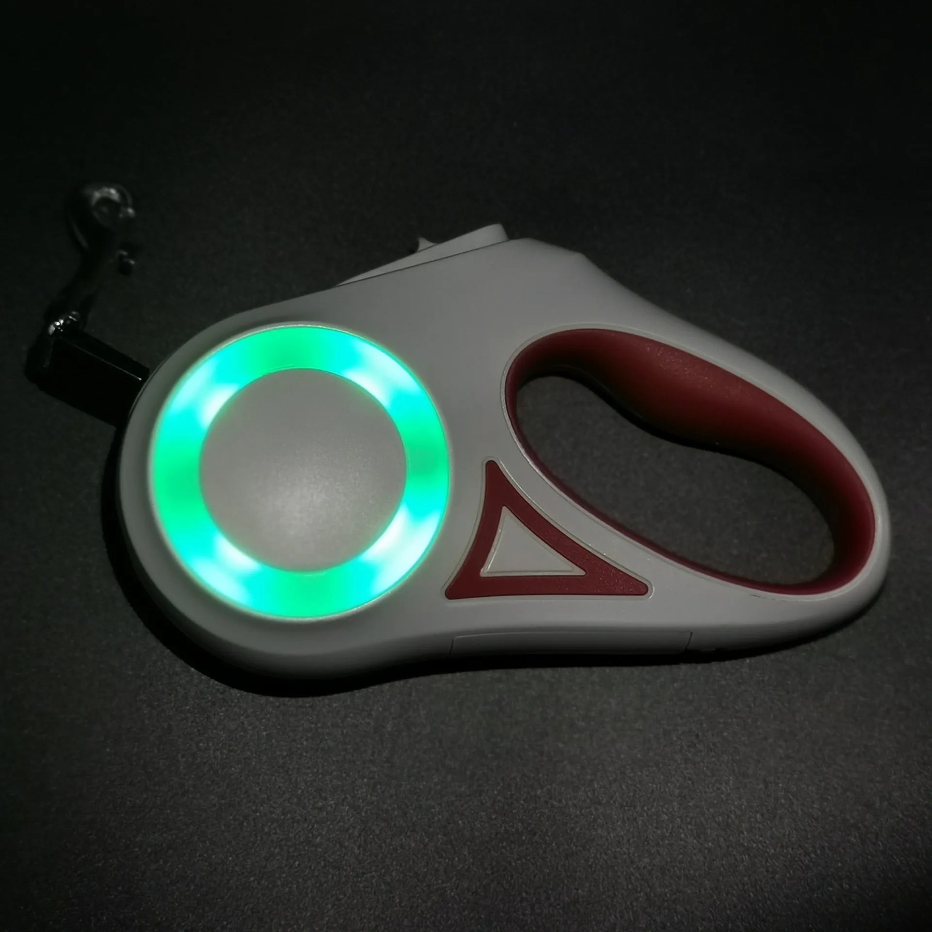 Custom Retractable Dog Leash with LED Flashlight – Large Jogging Pet Lead for Outdoor Training & Walking - Fold Paws