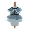 Luxury Shirt Dress Pets Outfits Leash Clothes Small Dog Party Skirt Puppy Sublimation Custom Dog Harness Design Dog Summer - Fold Paws