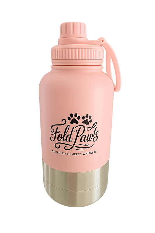 Fold Paws 3‑in‑1 Multifunctional Dog Canister with Waste Bag Holder — Lolalo Edition - Fold Paws