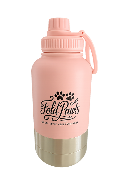Fold Paws 3-in-1 Pet Travel Bottle with Waste Bag Holder — included in Road-Ready Dog Travel Duo