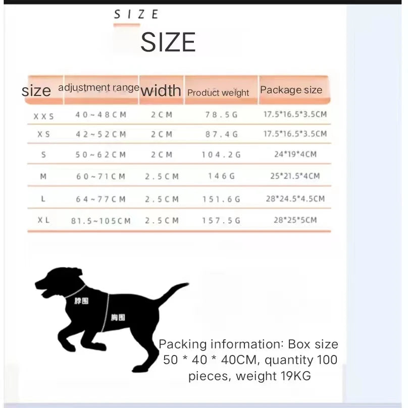 Explosion-proof Spike Pet Universal Chest Strap Reflective Easy to Wear Gun Shaped Chest Strap Medium and Large Dog Towing Rope - Fold Paws