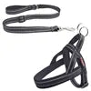 Explosion-proof Spike Pet Universal Chest Strap Reflective Easy to Wear Gun Shaped Chest Strap Medium and Large Dog Towing Rope - Fold Paws